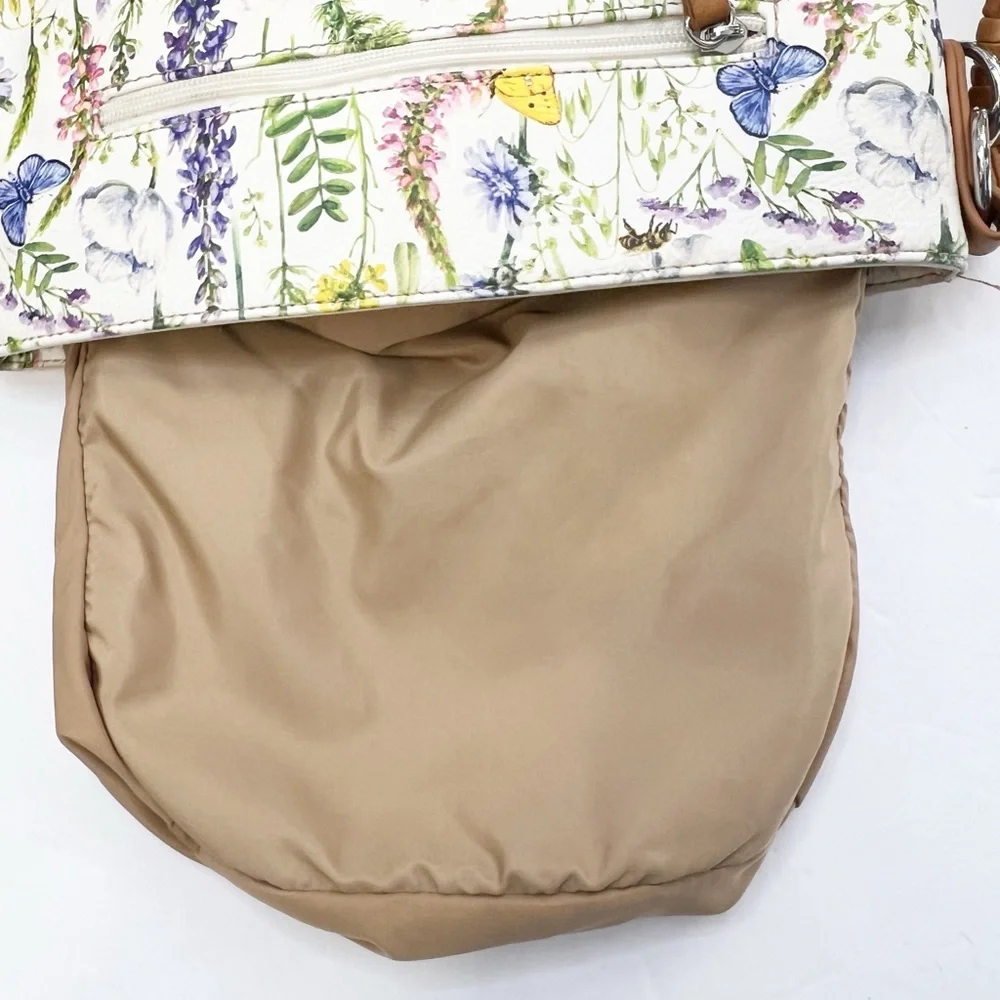 Koltov Ginny Bucket Bag Flowers Butterfly Spring Summer Chic Cute Casual